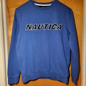 Nautica Classic Blue Crewneck Sweatshirt
